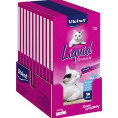 Vitakraft - kattesnacks - 11x Liquid-Snack Salmon MSC+Omega3 90gr - Klar til levering - Prismatch