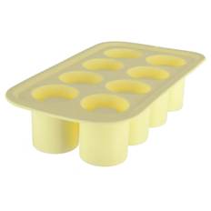 Isglas, form i silikon för 8 små glas av is