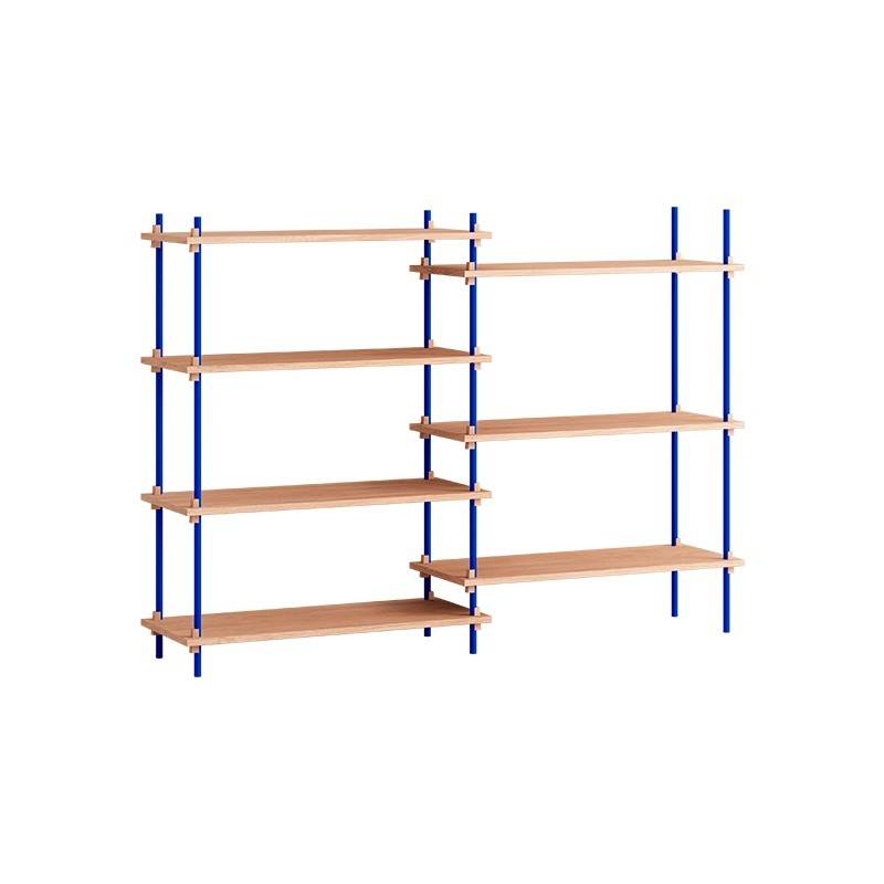 Moebe Shelving System - s.115.2.A Eg/Deep Blue
