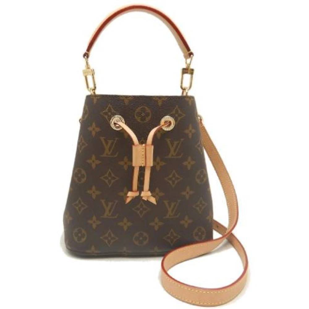 Louis Vuitton Vintage Pre-owned Vintage Monogram Håndtaske - Vintage - Dame - Brun - ONE SIZE - Uld
