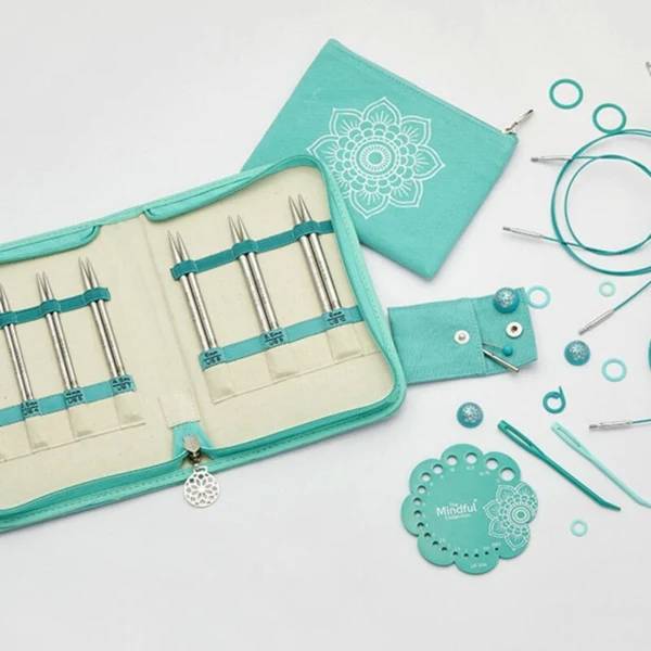 KnitPro Mindful Collection Utbytbara Rundstickor Set Believe
