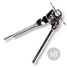 Gabbiano SP-605757-KIT konservöppnare, Rostfritt stål, Grå, 6 Enheter