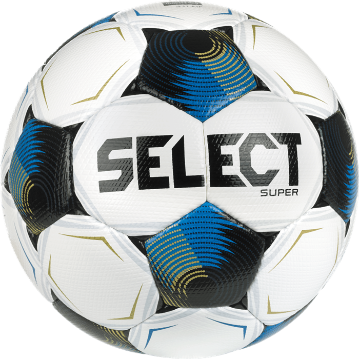 Select Super V26 fodbold - Hvid/Blå - Str. 5.