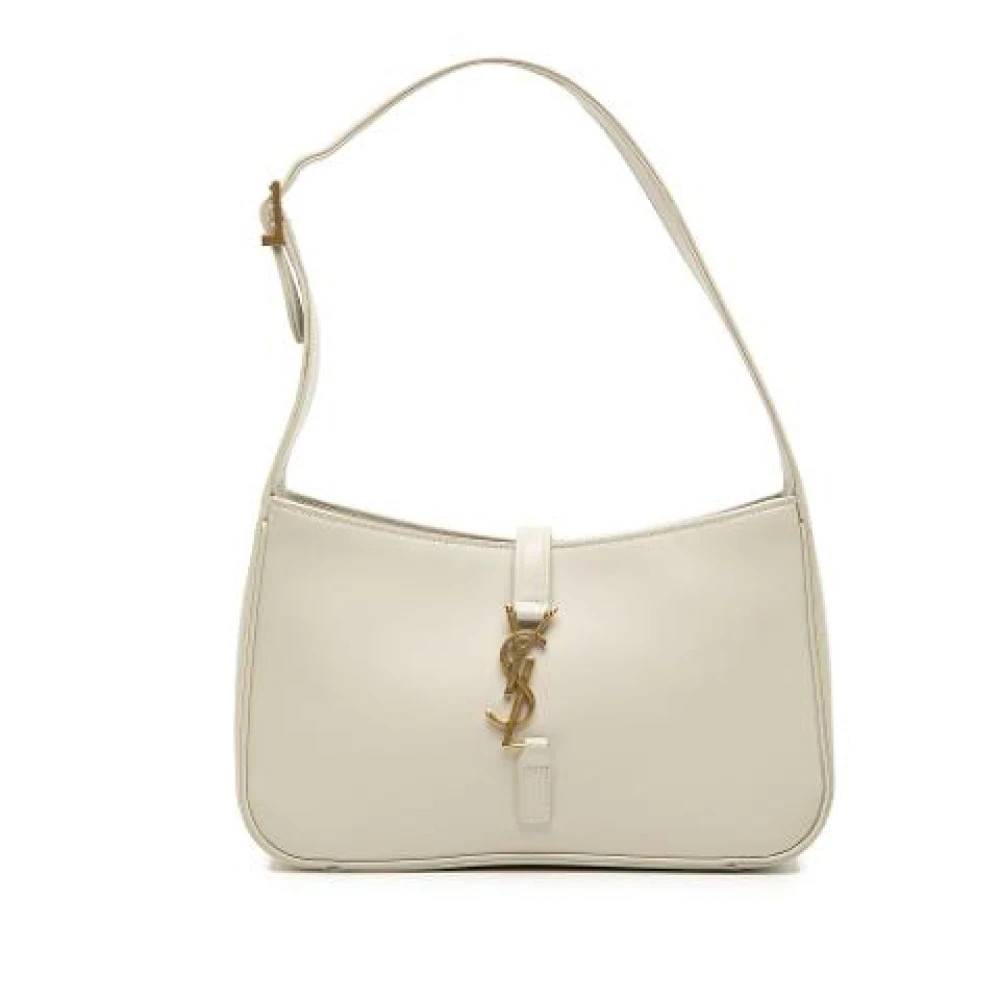 Yves Saint Laurent Vintage Pre-owned Le 5 a 7 Håndtaske - Vintage - Dame - Hvid - ONE SIZE - Uld