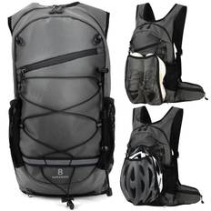 Safarire Running Backpack by Hakone Ekiden Hydration Trail Bicycle Multifunctional [Recommended Runners] Bag, Cycling, Running, Backpack, Lightweight, grå färg