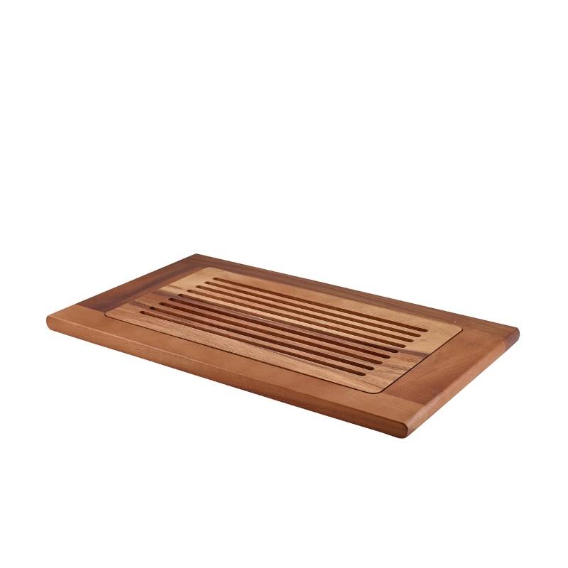 Acacia Wood Slatted Skärbräda Gn 1/1