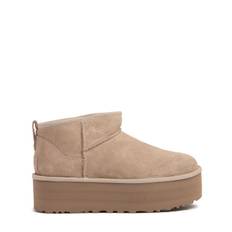 50mm Classic Ultra Mini Platform Boots - Sand - 5 - 6 - 7 - 8 - 9