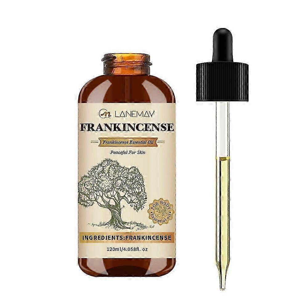 Frankincense eterisk olja - Ren naturlig Frankincense eterisk olja, Lämplig för diffusorer och aromaterapi - För ansikte och kropp