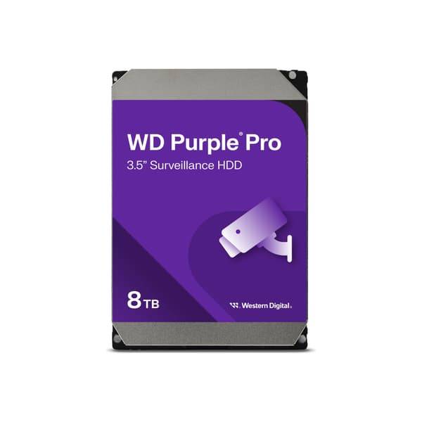 WD Purple Pro WD8002PURP - hårddisk - 8 TB - övervakning, smart video - SATA 6Gb/s