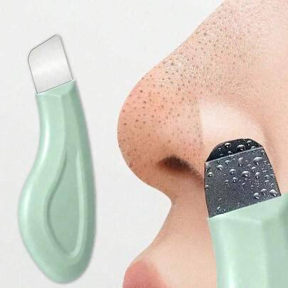 1 st manuellt verktyg för borttagning av pormaskar, djuprengörande por-skrapa, extraktor för whiteheads och akne, icke-elektriskt ansiktsvårdsverktyg, - Multi-color
