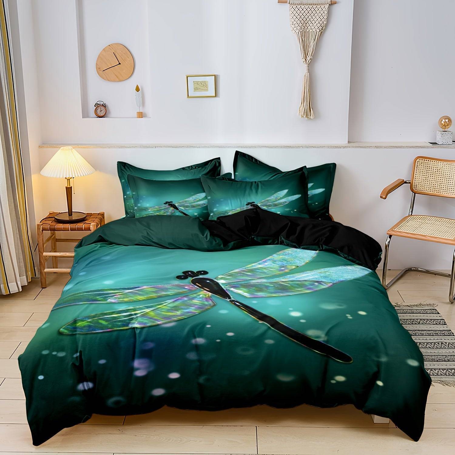 Elegant Libelle Sängkläder Set – Lyx, Komfort och Hållbarhet - 240x220 cm (inkl. 2 kuddfodral)