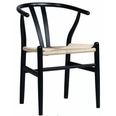 Stol - Alta (svart/beige) - 2 st (Storlek: Standard)