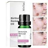 Olja för borttagning av födelsemärken | Birthmark Remover Solution Super Strength O | Natural Spots Whitenings Birthmark Remover O för ansikte, kropp, alla typer Fukamou