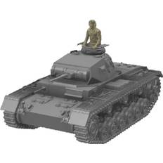 Mussini WW2 German Panzer III F type KwK36 gun mounted resin kit 1/72 3.7cm L/45 MM072-039 (tank)