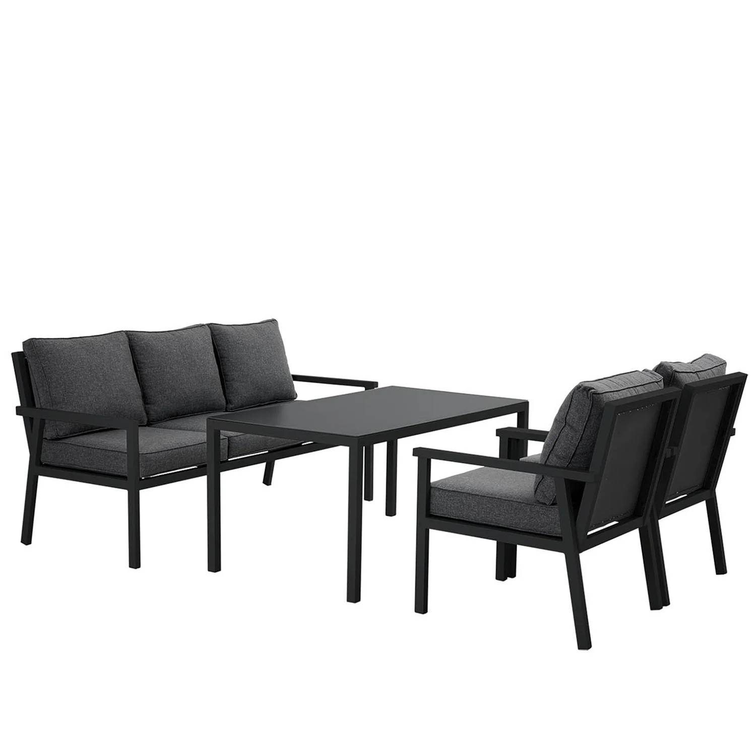 Rana soffgrupp svart/onyx, Hög - Svart