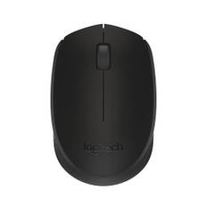 Logitech M170 2.4GHz Wireless 3 Button Optical Scroll Mouse with Nano USB Receiver (Black)