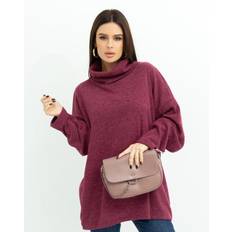 ISSA Plus Angora tröja med halsringad M