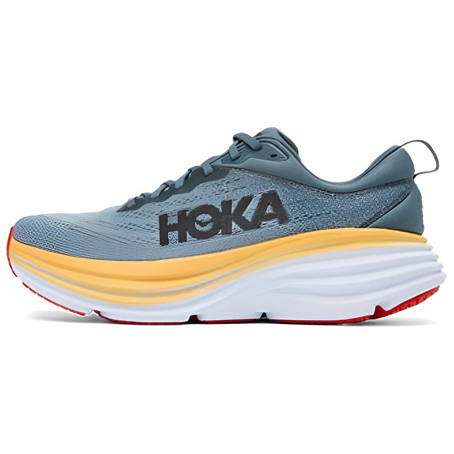 HOKA Bondi 8 2E Bred Goblin Blue Herr Sneakers Mountain-Spring 1127953-GBMS cm gray