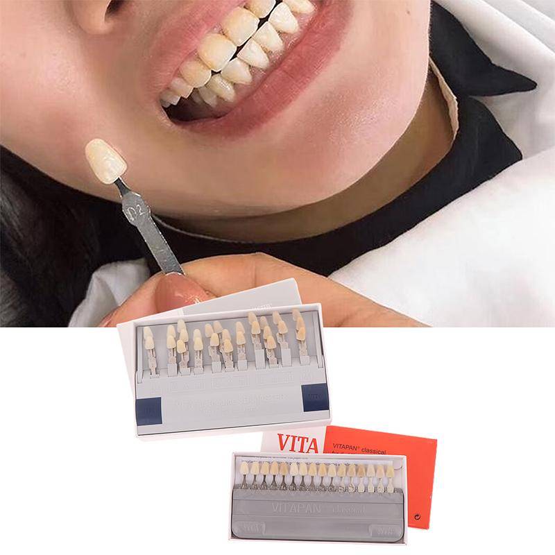 Vita 3D Master Dental Lab Bleach Shade Guide 16/29 Färger Tandblekning Jämförande Tandvårdsklinik Kolorimetrisk Platta
