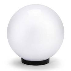 Velamp utomhus lampstolp, 300 mm, E27 montering, LED kompatibel, vattentät IP44, för trädgård, parker, bostadsområden, terrasser, vit