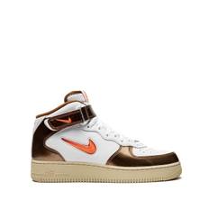 Nike - Air Force 1 sneakers - unisex - läder - 9.5 - Brun