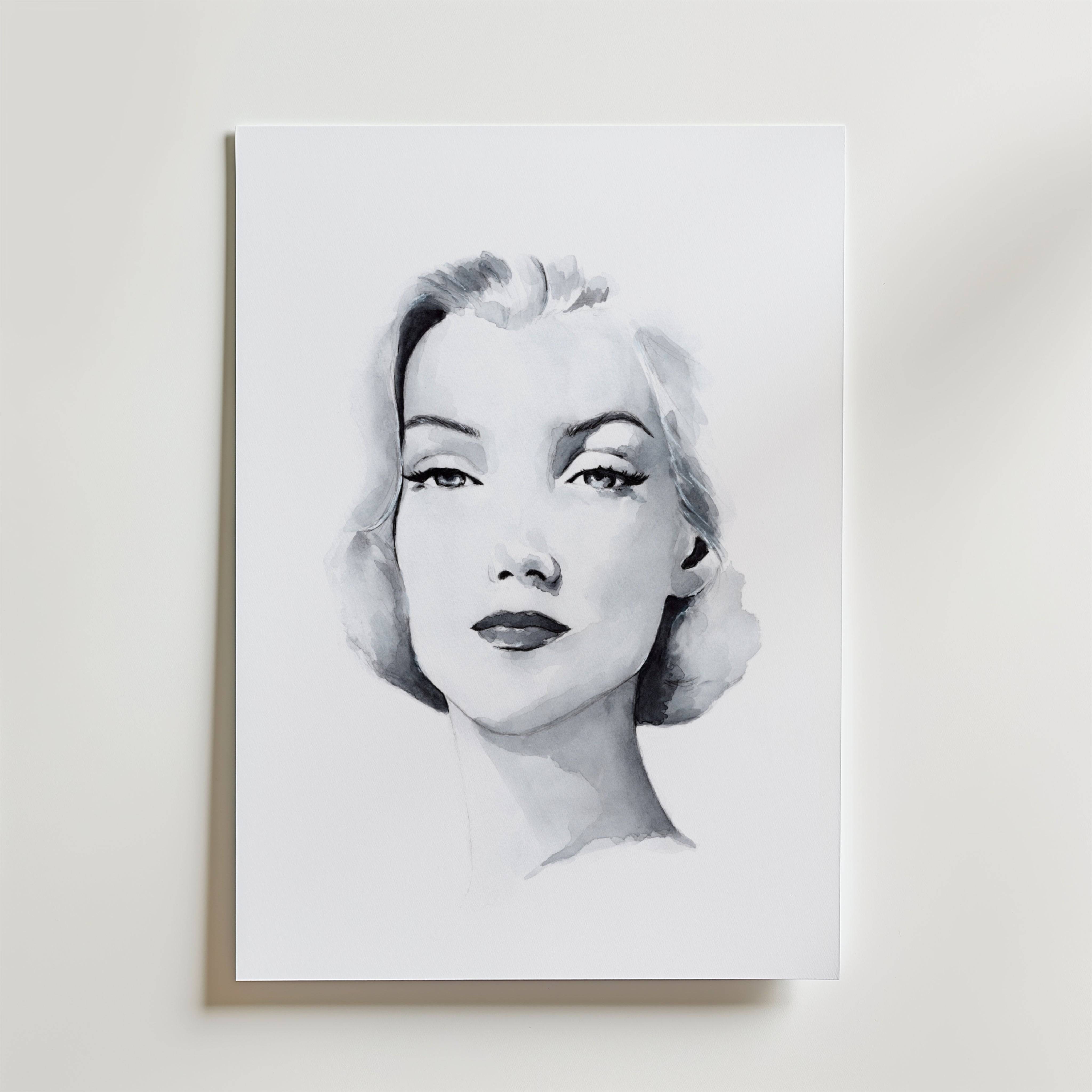 Helena Engstr�m Marilyn III Poster - Premium Canvas 21x30 cm