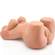 50 cm - Kenna - Real Life Sex Doll - Two-Hole Torso Masturbator - Tan