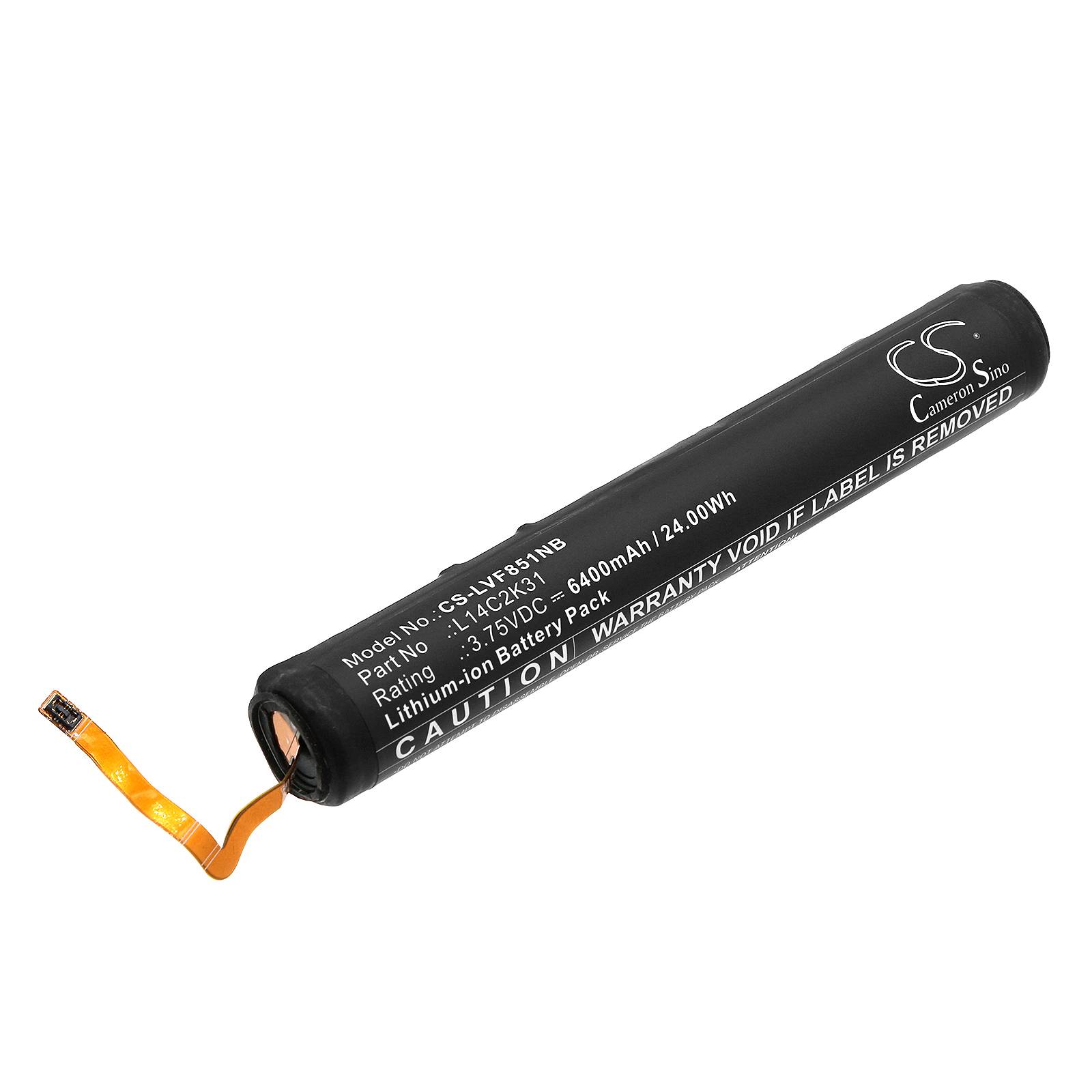 Batteri till Lenovo Yoga Tablet 2 830F mfl - 6.400 mAh