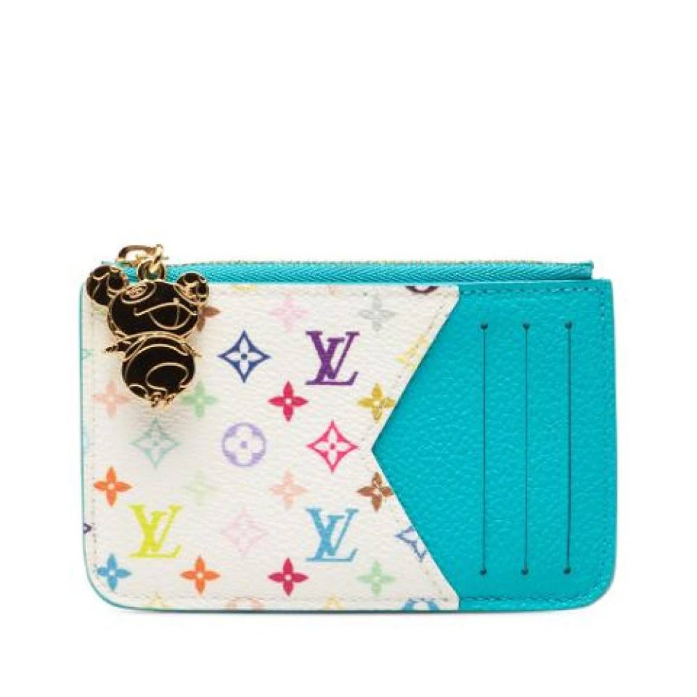 Louis Vuitton Vintage Pre-owned Card Holder - Vintage - Dame - Blå - ONE SIZE - Læder
