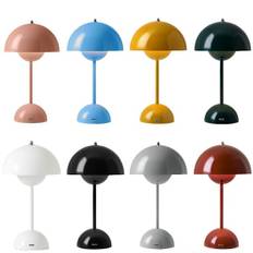 Dæmpbar Ledningsfri Bordlampe 3-Vejs Ledningsfri Lampe Til Læsning, Natlys