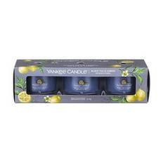 Yankee Candle - Black Tea & Lemon Set of votive candles in glass 37.0g