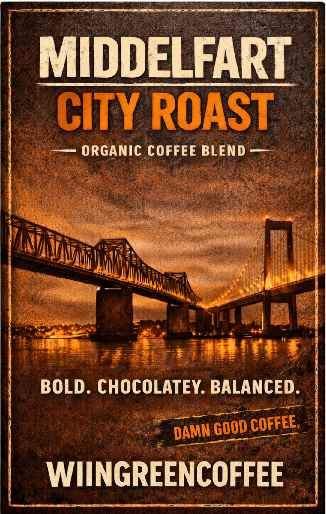 Middelfart City Roast - Økologisk blend 500 gr