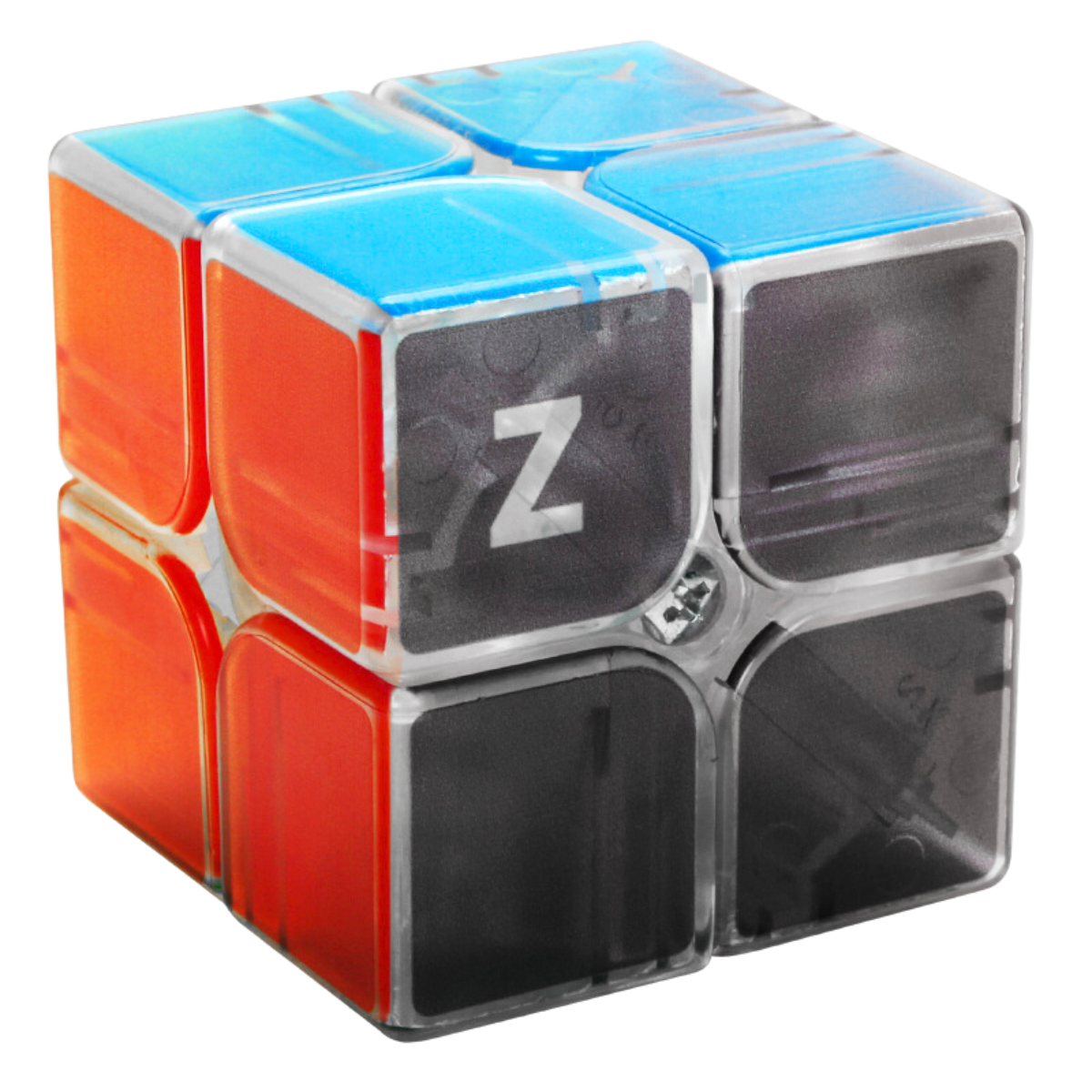 Z Cube UV Print 2x2 Cube Transparent - Stickerless Design (Directly Print on Surface)