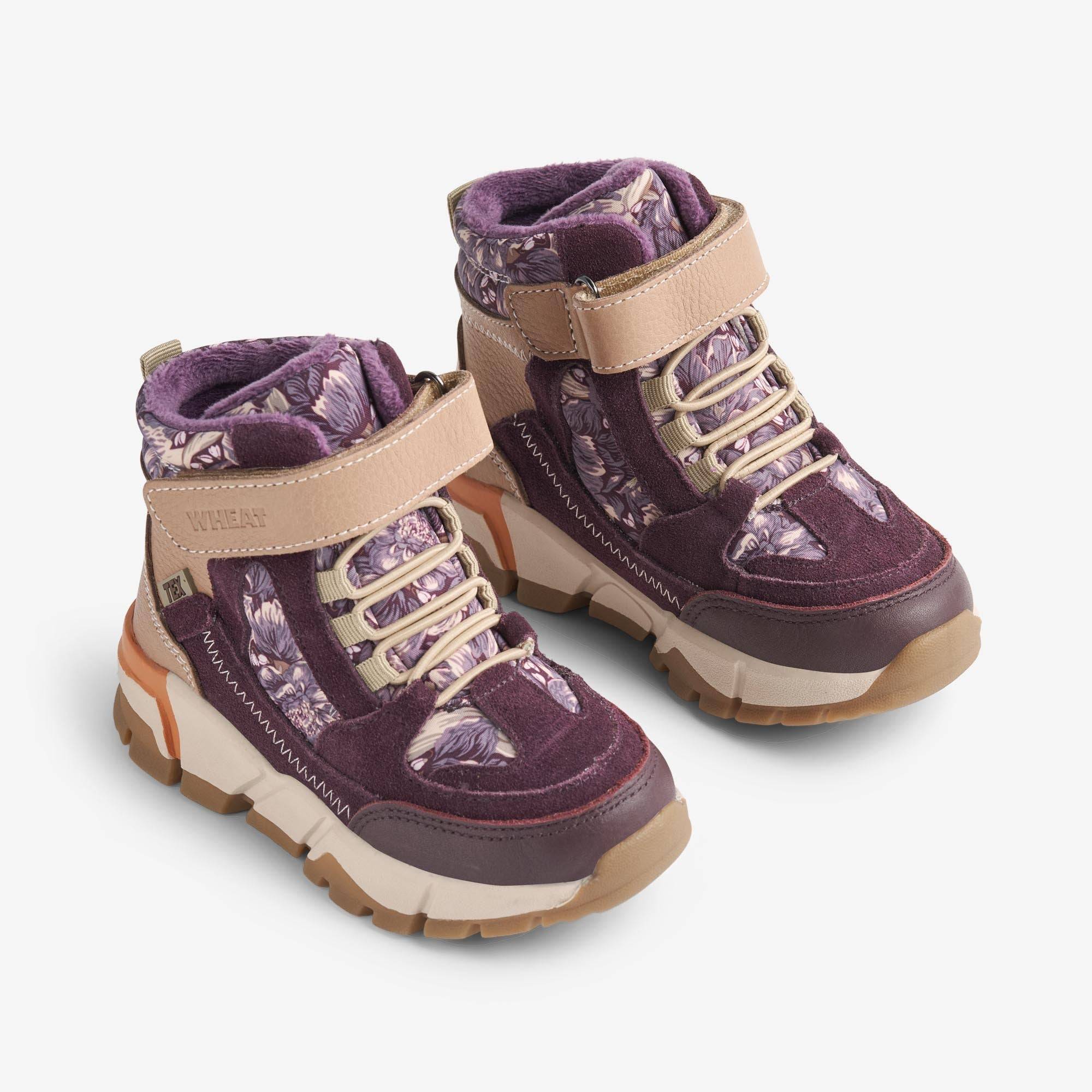 WHEAT® - Støvle Muni Tex - purple dawn - Str 25.