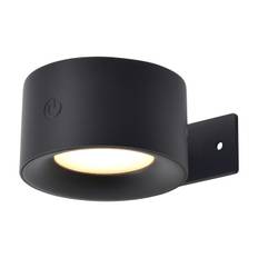 D'Lite Lucia Vægbelysning ABS Sort 1.5W lm - 830 Varm Hvid | IP54 - Solar med Sensor