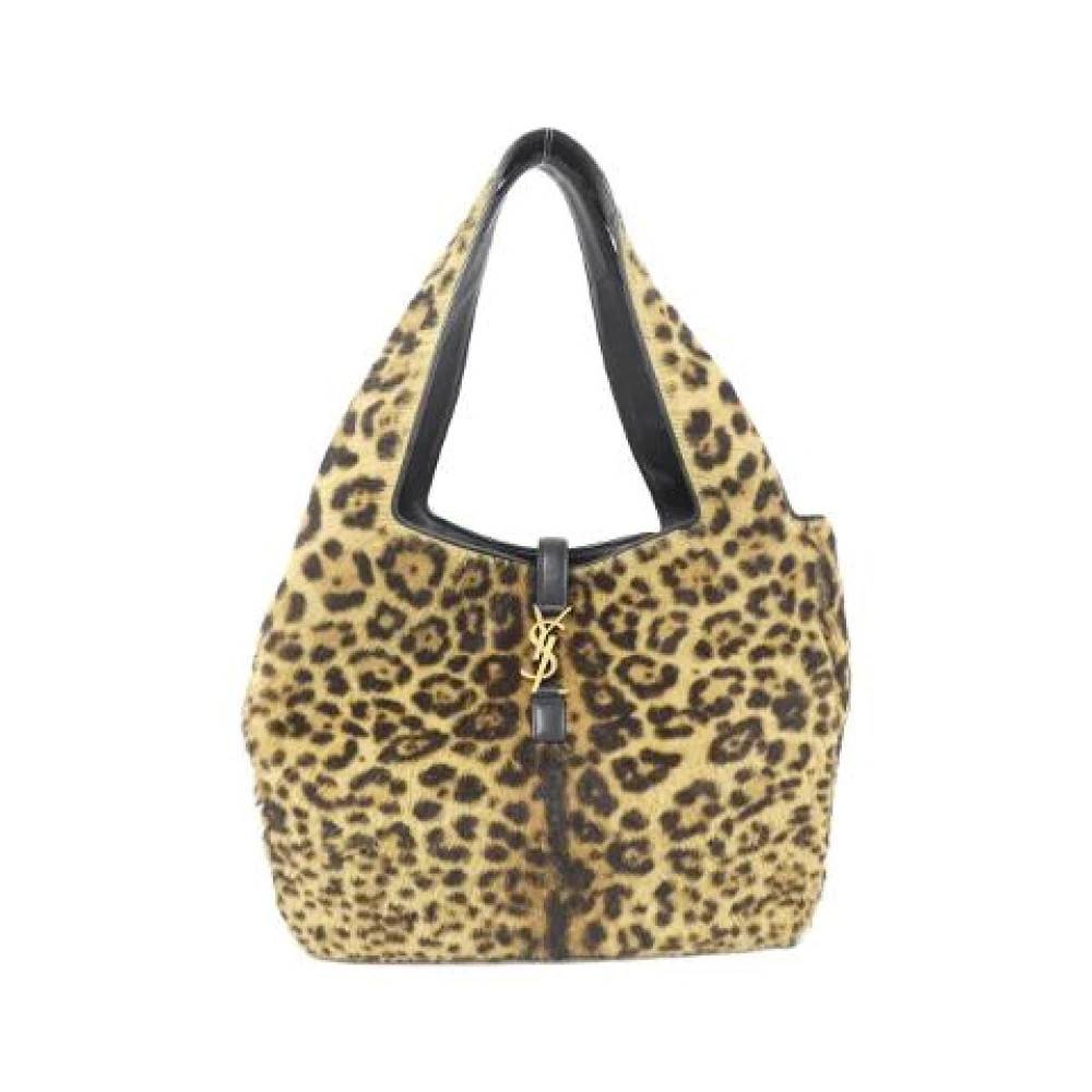 Yves Saint Laurent Vintage Pre-owned LE 5 A 7 BEA calf bag - Vintage - Dame - Brun - ONE SIZE - Uld