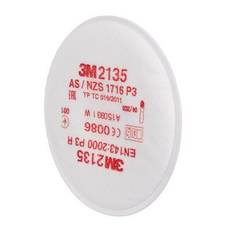 3M Partikelfilter klasse P3R, 2135 - Partikelfilter til 3M hel- og halvmasker, P3 partikelfilter.