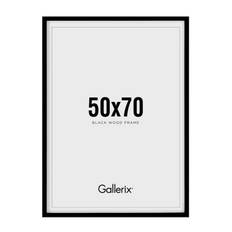 Tavelram Svart 50x70 Trä