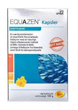 Equazen Fiskeolie - 180 kap Bedst før 7/25