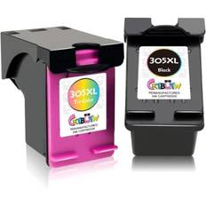 LIWI-Lot deCartouches Encre compatible reconditionnées 305XL 305xl HP 305 XL pourCartouches Encre compatible HP 305 pour DeskJet 271