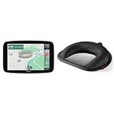 TomTom-bilnavigator GO Superior (7 tum, TomTom Traffic, världskartor, snabba uppdateringar via Wi-Fi, tillgänglig parkering, bränslepriser) & TomTom instrumentpanelfäste för alla TomTom Sat Navs