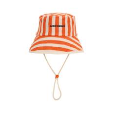 Bobo Choses Bobo Choses Randig Bucket Hat Orange | Orange | 54 cm
