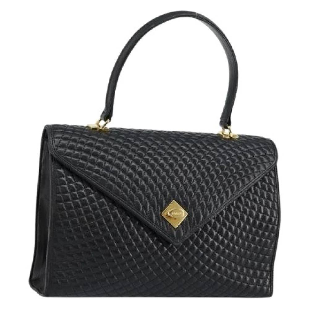 Bally Pre-owned Pre-owned Håndtaske - Vintage - Dame - Sort - ONE SIZE - Læder