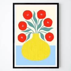 Retro & Vintage Poster: Vibrerande blommar koppar av Melissa Donne