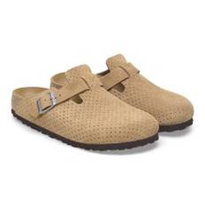 Birkenstock Boston Embossed Dots New Beige