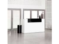 (ComputerSalg) Reception Libra Komplet Hæve-sænkebord 2600mm Hvid DPL