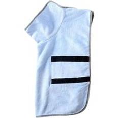 Snabb torr husdjur handduk badrock superabsorberande hund katt badhandduk varma kläder torkning handduk grooming leveranser - Blå xs