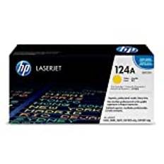 HP 124A (Q6002A) Gelb Original Toner für HP Color Laserjet 2600, 2605, 1600, CM1016, CM1017