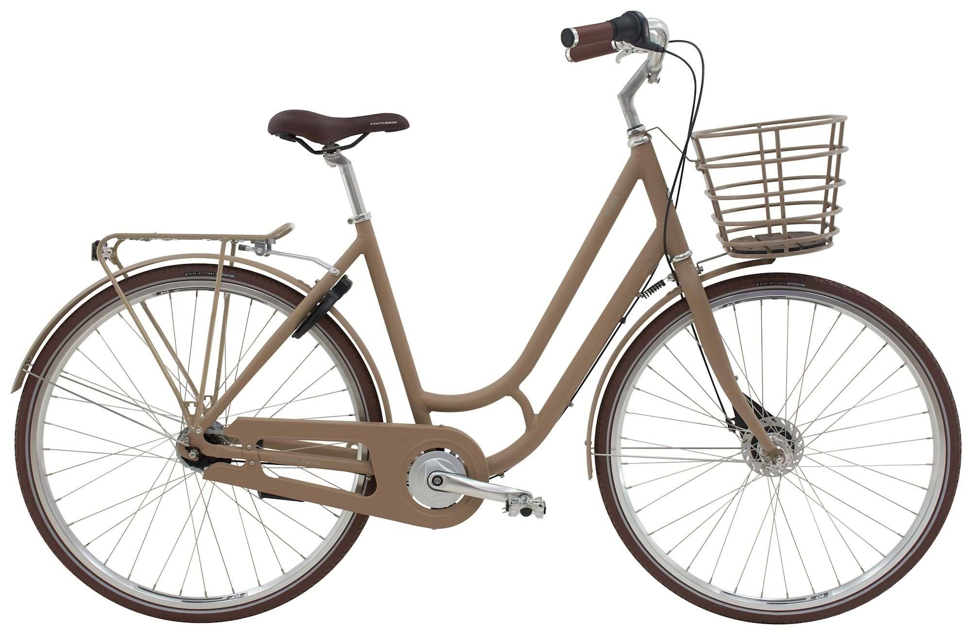 Centurion Aura Mat Mokka Inkl. Baggagebære - 52 Cm - Klassisk Damecykel - Brun.