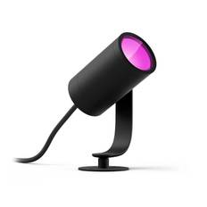 [7840300015] Philips HUE Lily nedgravningsspots forlænger White & color ambiance 600lm 1x8W IP65 Sor